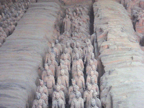 Terracotta Warrior Soldiers of Xian.